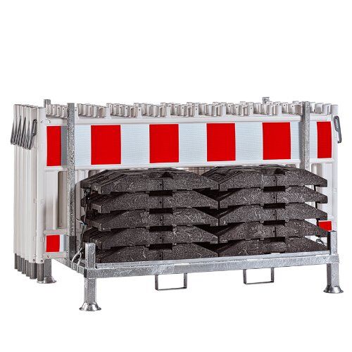 TL-Absperrschrankengitter Wemas Kombigestell für ASF/ASR + Fußplatten (10/12) 12466355